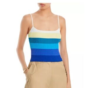 Staud soleil striped top